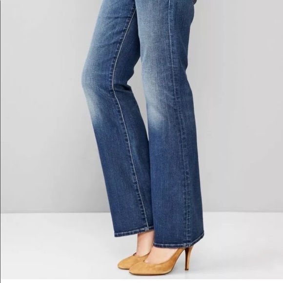 NWOT GAP Long & Lean Demi Maternity Jeans 28R | 6R - Picture 3 of 15